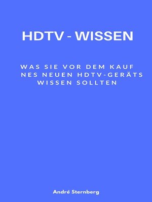 cover image of HDTV--Wissen